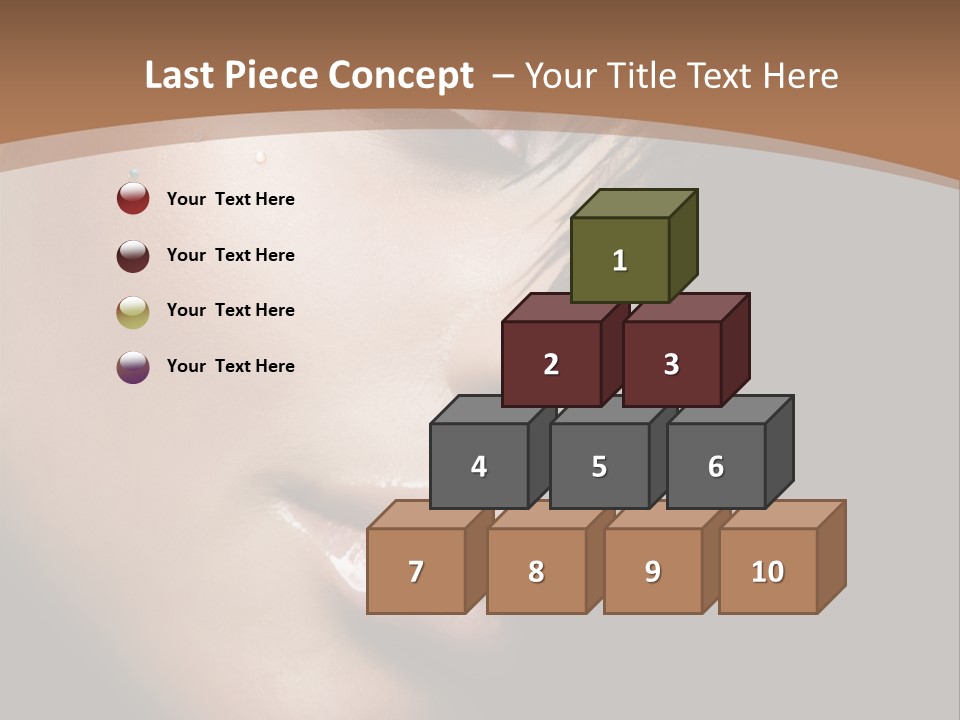 Woman Perfect Complexion PowerPoint Template