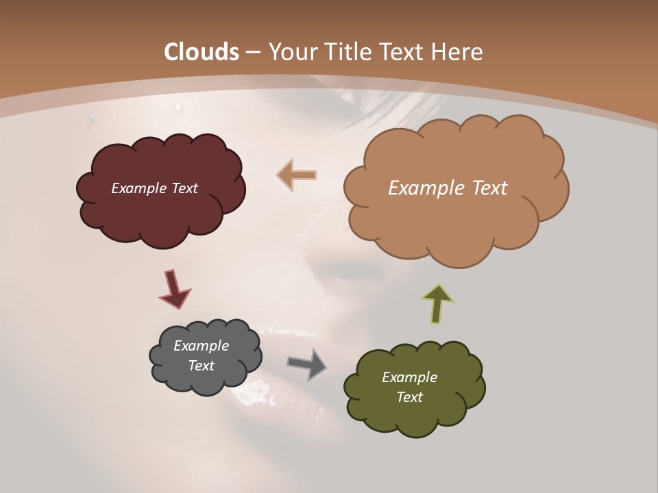 Woman Perfect Complexion PowerPoint Template