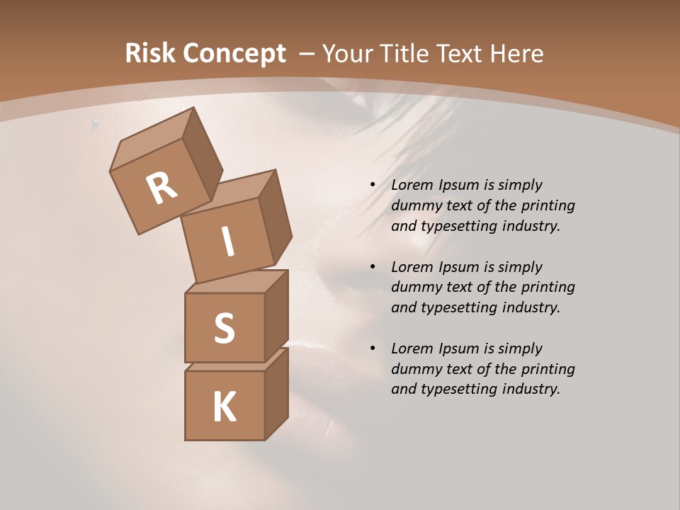 Woman Perfect Complexion PowerPoint Template