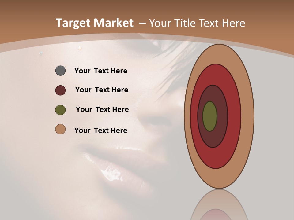 Woman Perfect Complexion PowerPoint Template