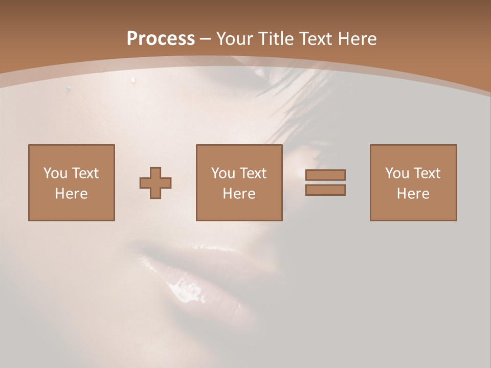 Woman Perfect Complexion PowerPoint Template