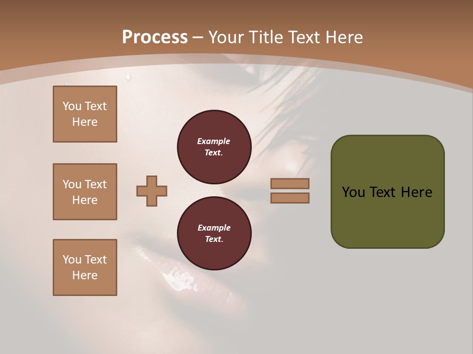 Woman Perfect Complexion PowerPoint Template