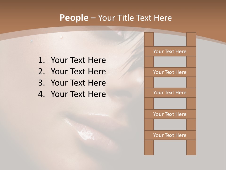 Woman Perfect Complexion PowerPoint Template