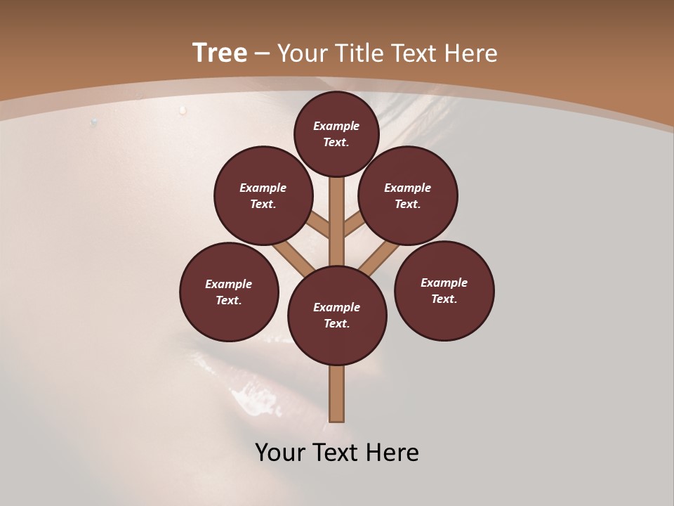 Woman Perfect Complexion PowerPoint Template