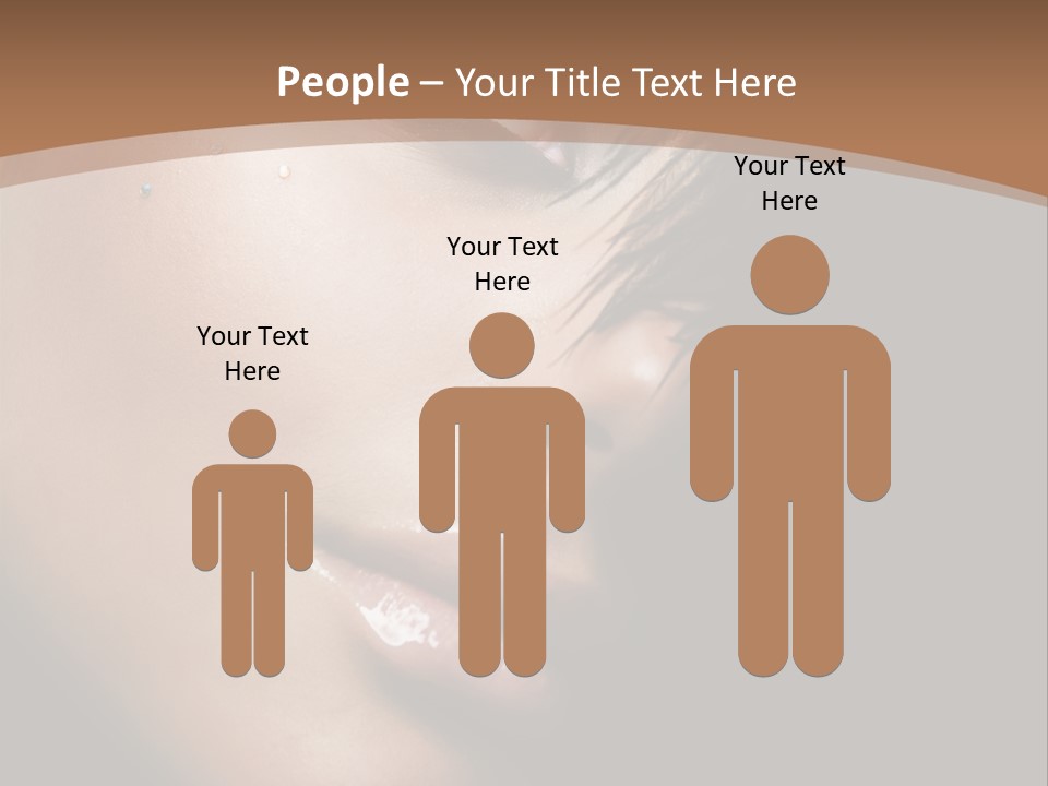 Woman Perfect Complexion PowerPoint Template