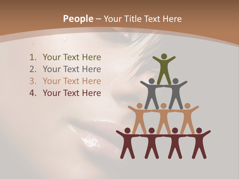 Woman Perfect Complexion PowerPoint Template