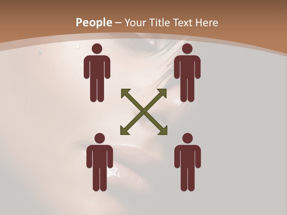 Woman Perfect Complexion PowerPoint Template