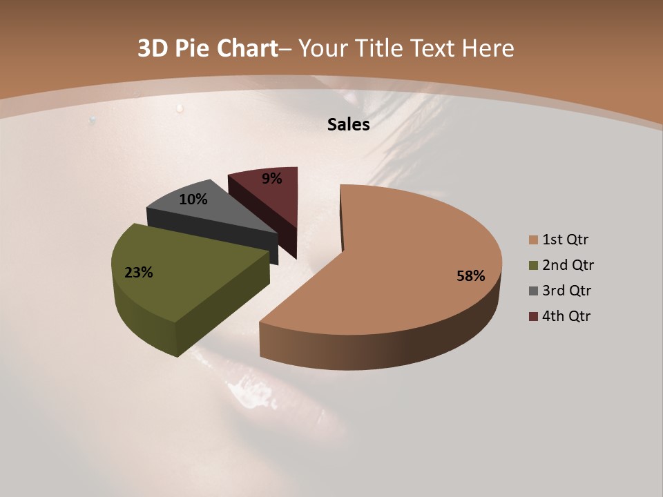 Woman Perfect Complexion PowerPoint Template