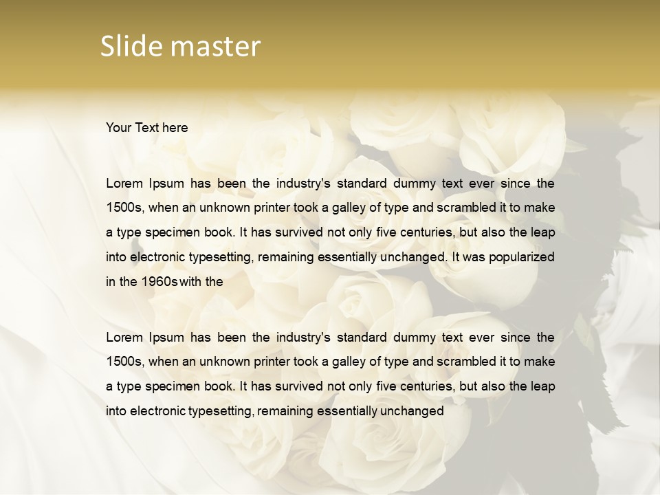 Birthday Macro Spring PowerPoint Template