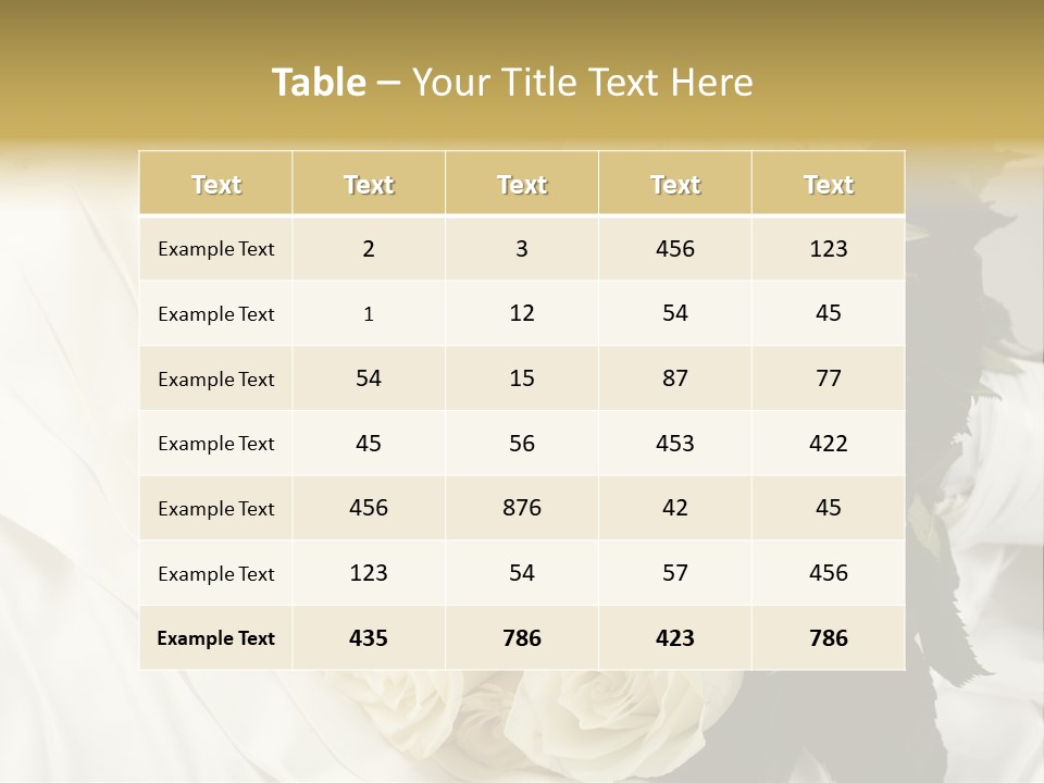 Birthday Macro Spring PowerPoint Template