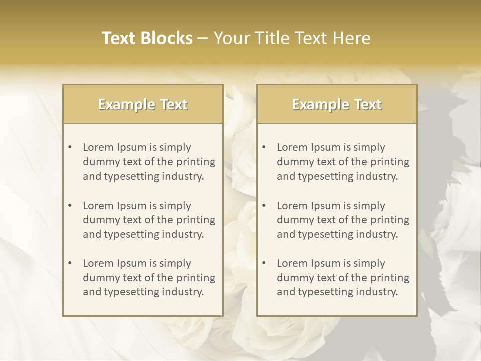 Birthday Macro Spring PowerPoint Template