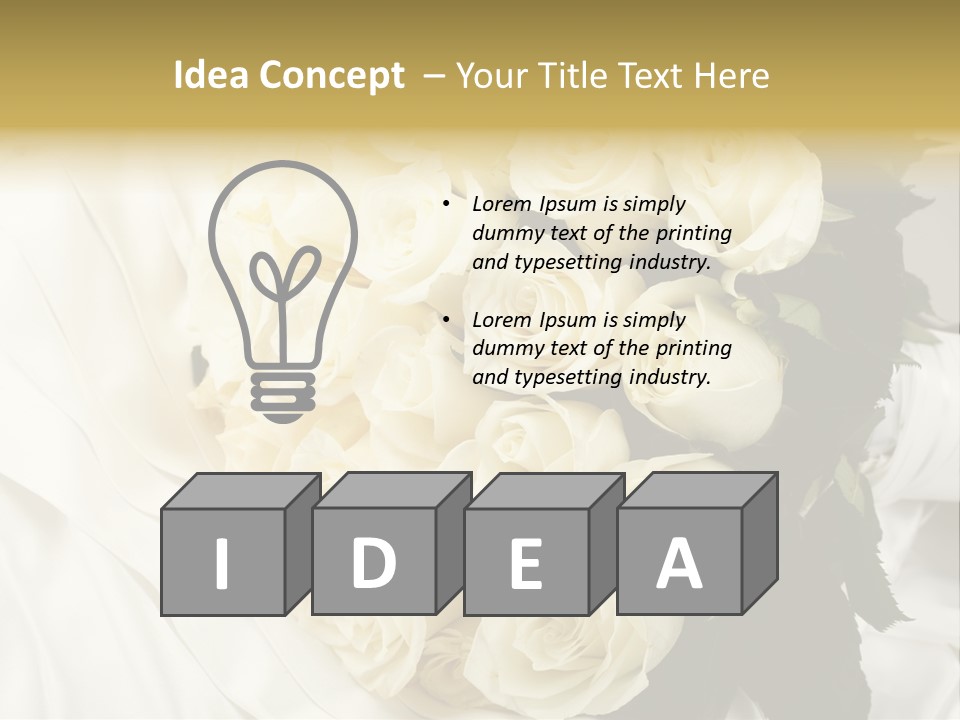 Birthday Macro Spring PowerPoint Template