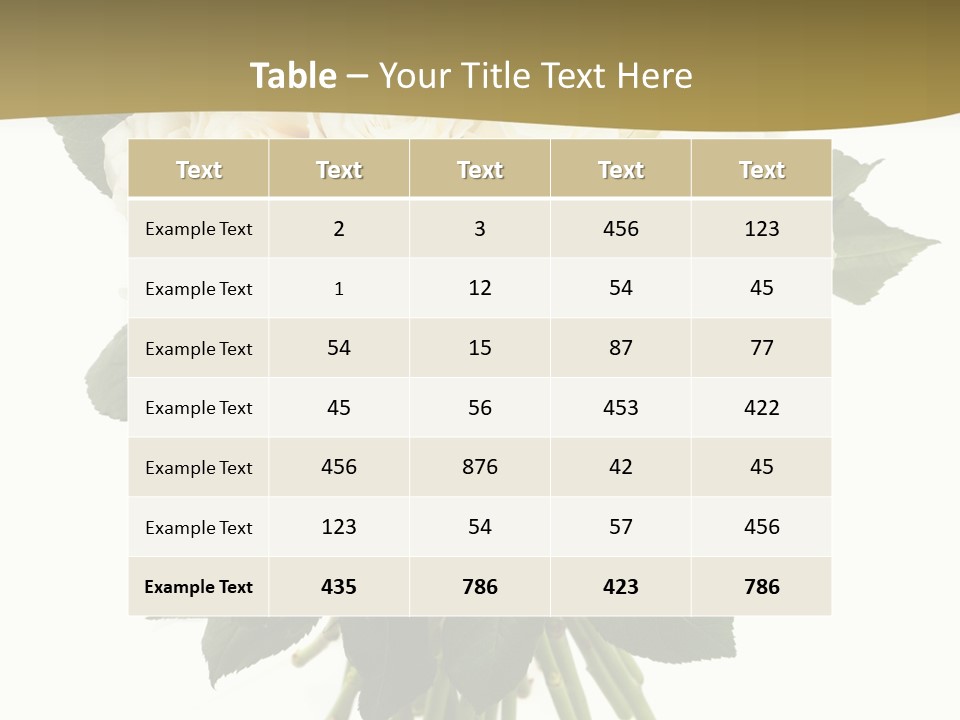 Spring Fresh Macro PowerPoint Template