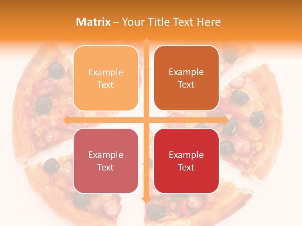 Pizza Hot Food PowerPoint Template