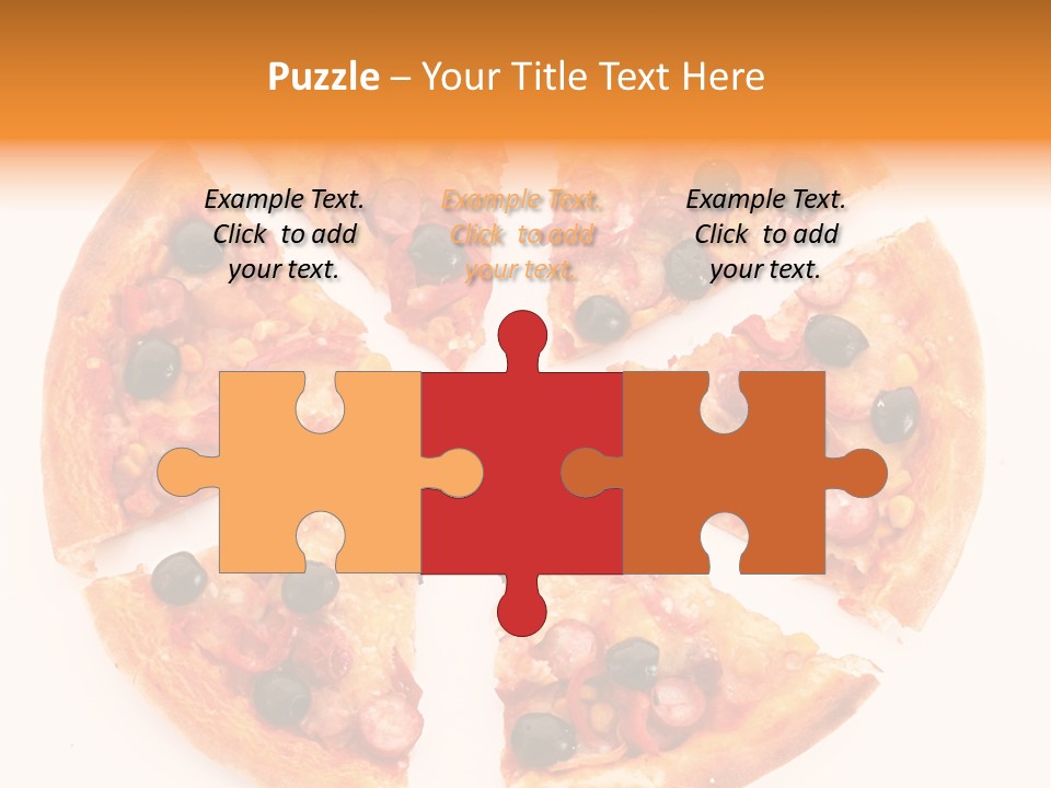 Pizza Hot Food PowerPoint Template