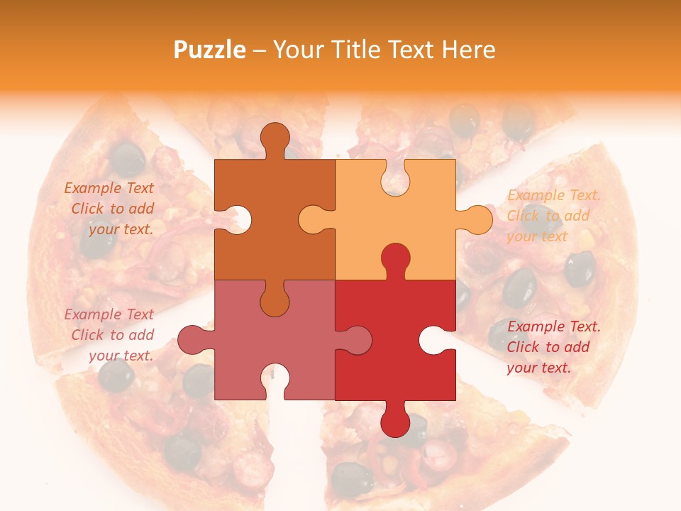 Pizza Hot Food PowerPoint Template