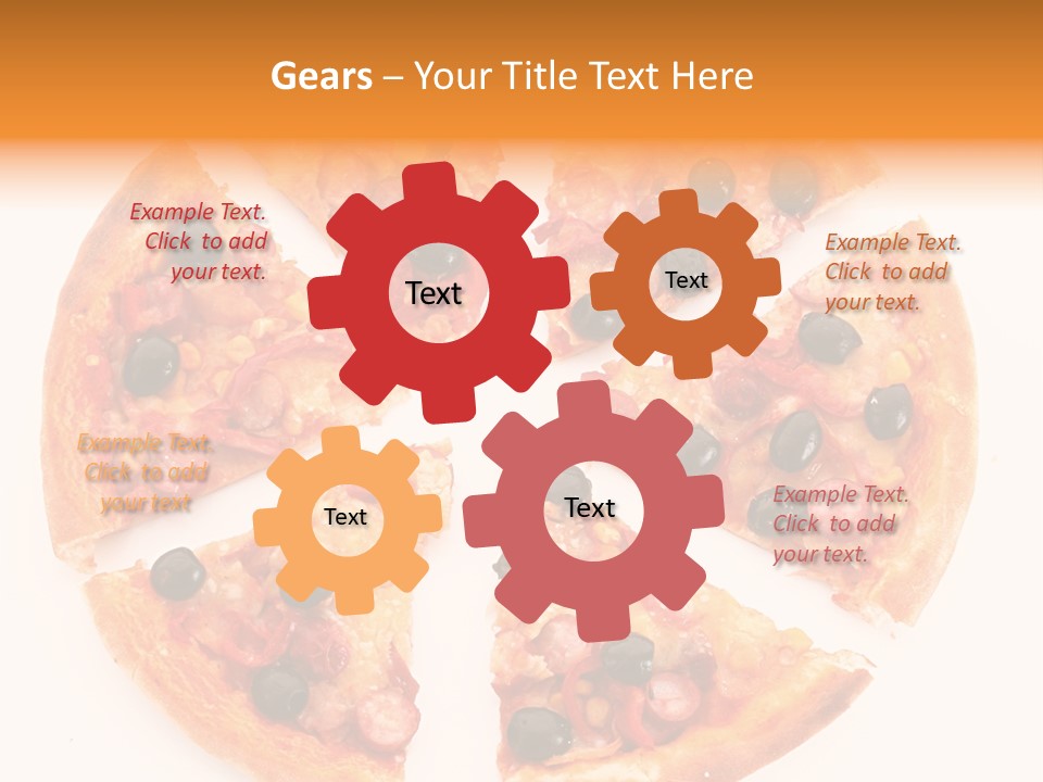 Pizza Hot Food PowerPoint Template