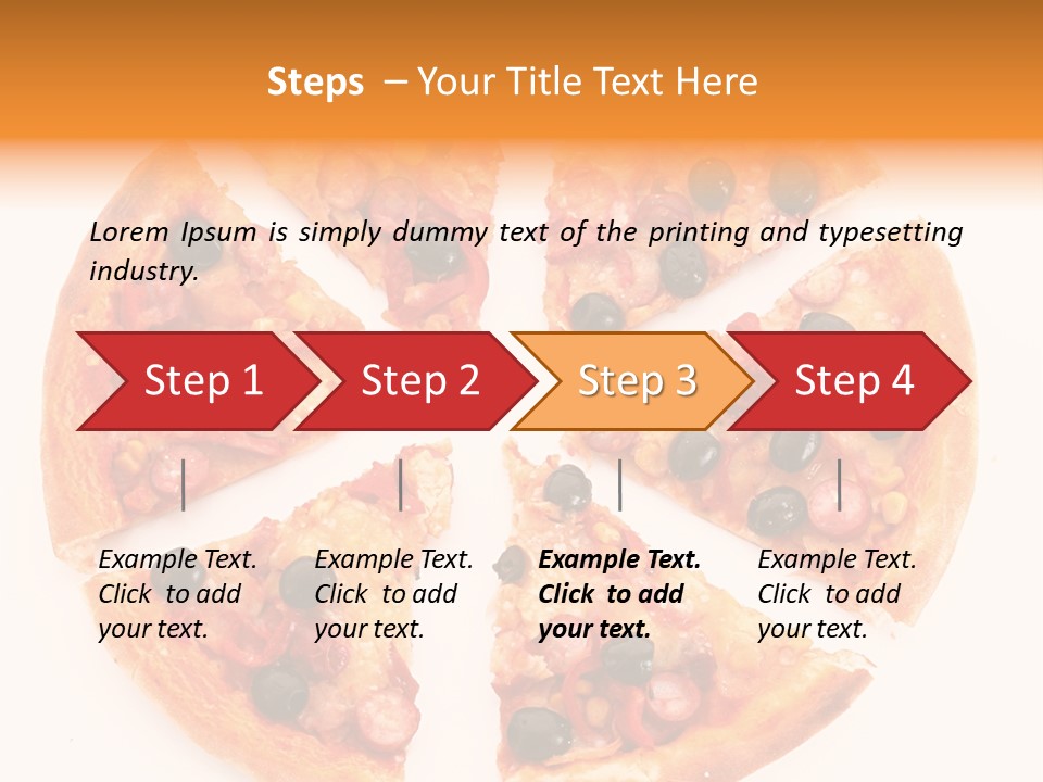 Pizza Hot Food PowerPoint Template