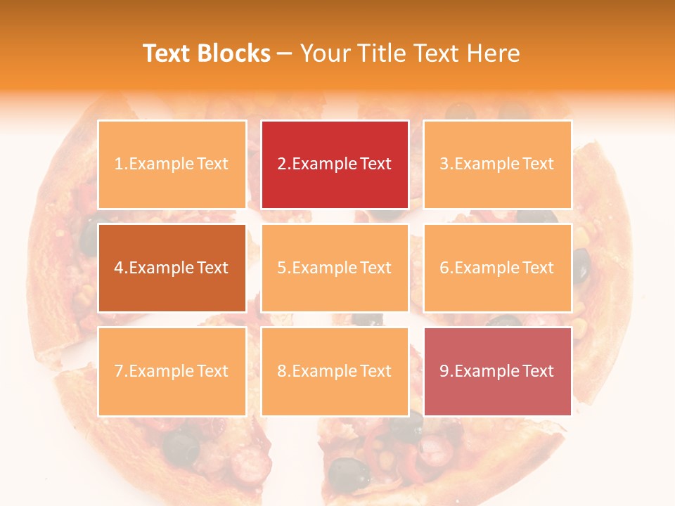 Pizza Hot Food PowerPoint Template