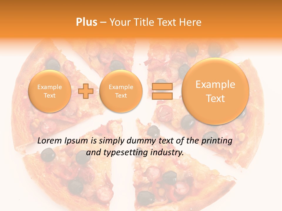 Pizza Hot Food PowerPoint Template