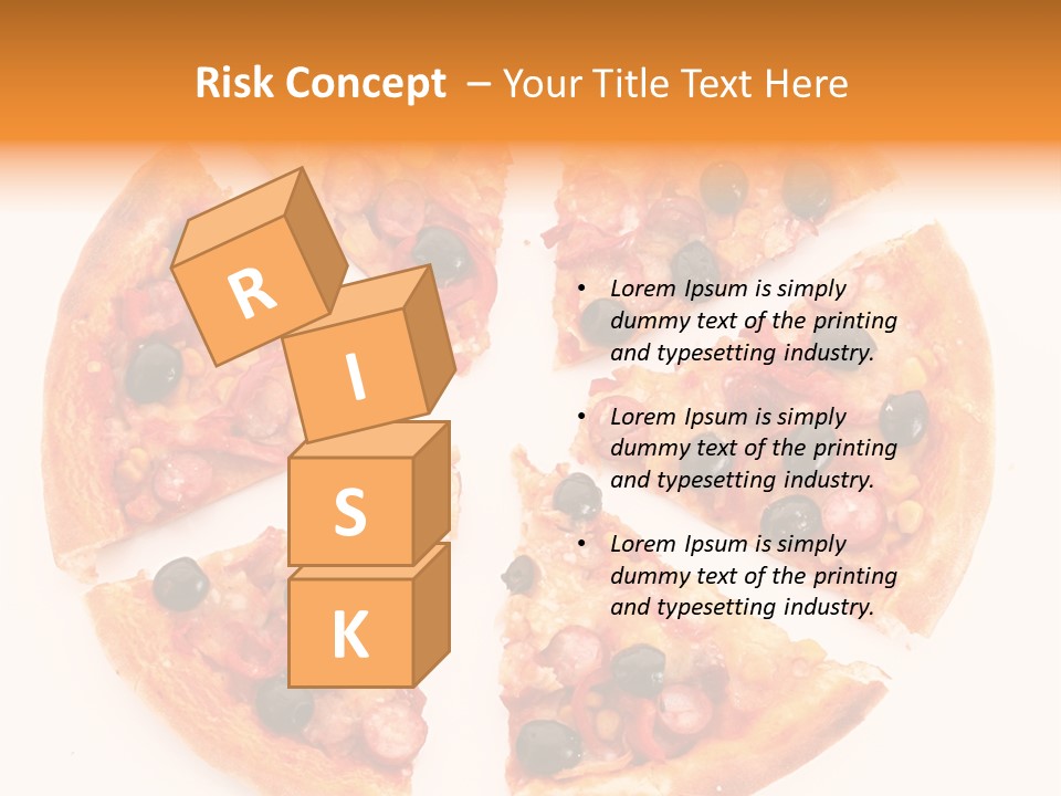 Pizza Hot Food PowerPoint Template