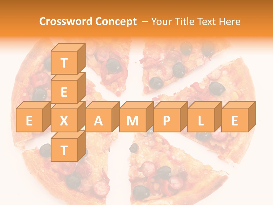 Pizza Hot Food PowerPoint Template