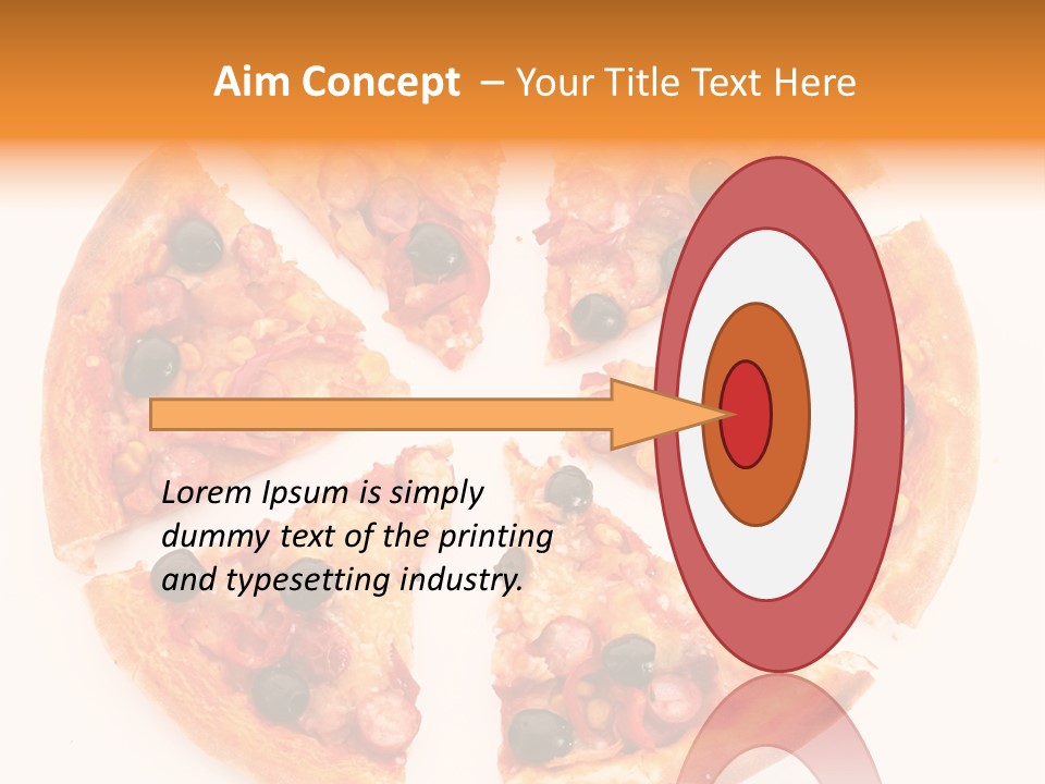 Pizza Hot Food PowerPoint Template