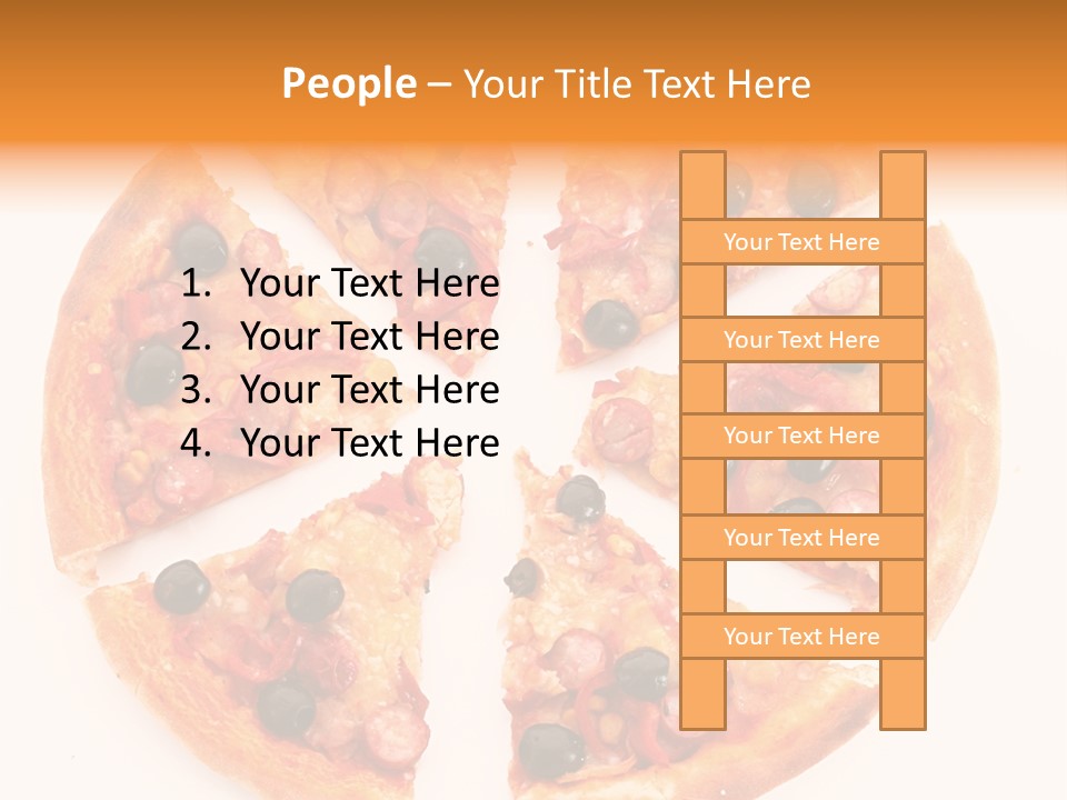 Pizza Hot Food PowerPoint Template