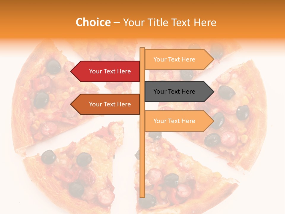 Pizza Hot Food PowerPoint Template