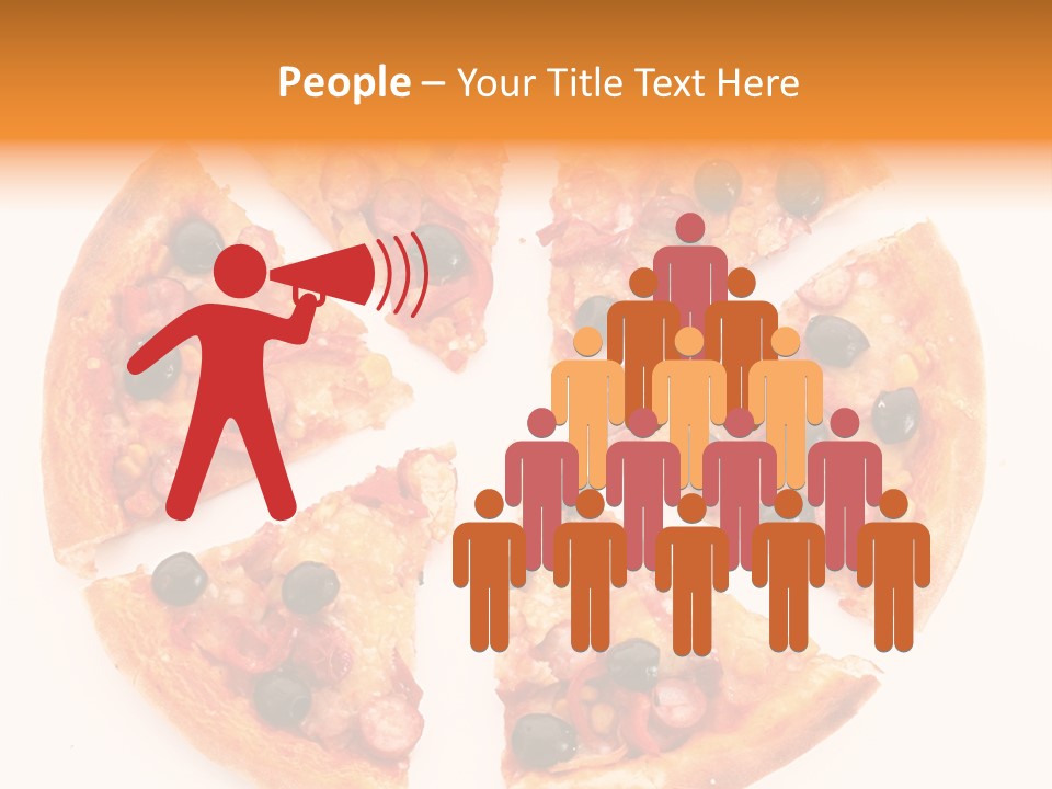 Pizza Hot Food PowerPoint Template