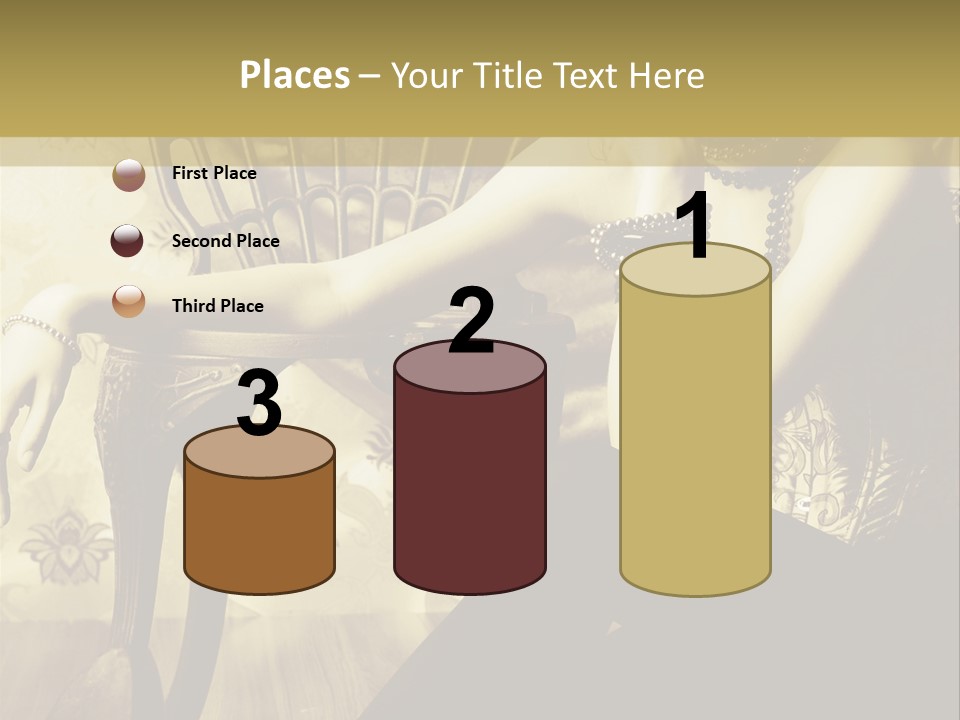 Elegant Model Romantic PowerPoint Template