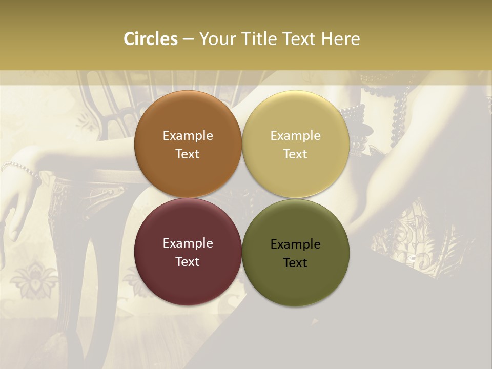 Elegant Model Romantic PowerPoint Template