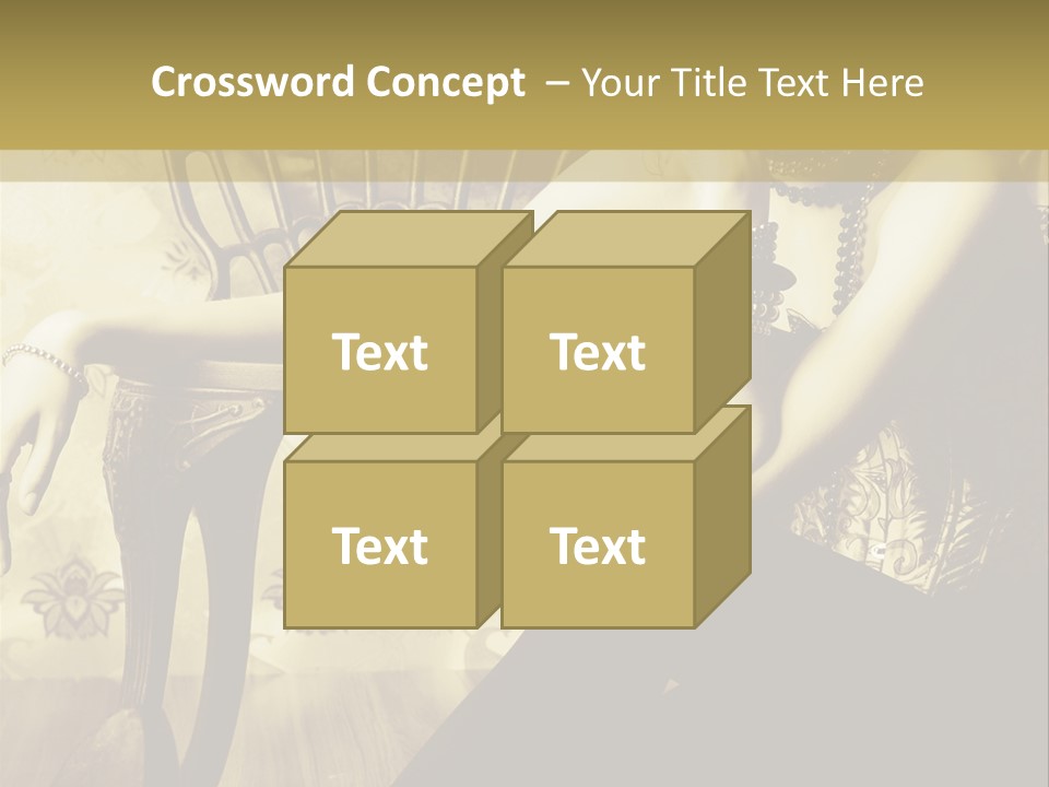 Elegant Model Romantic PowerPoint Template