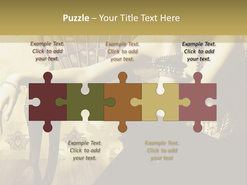 Elegant Model Romantic PowerPoint Template