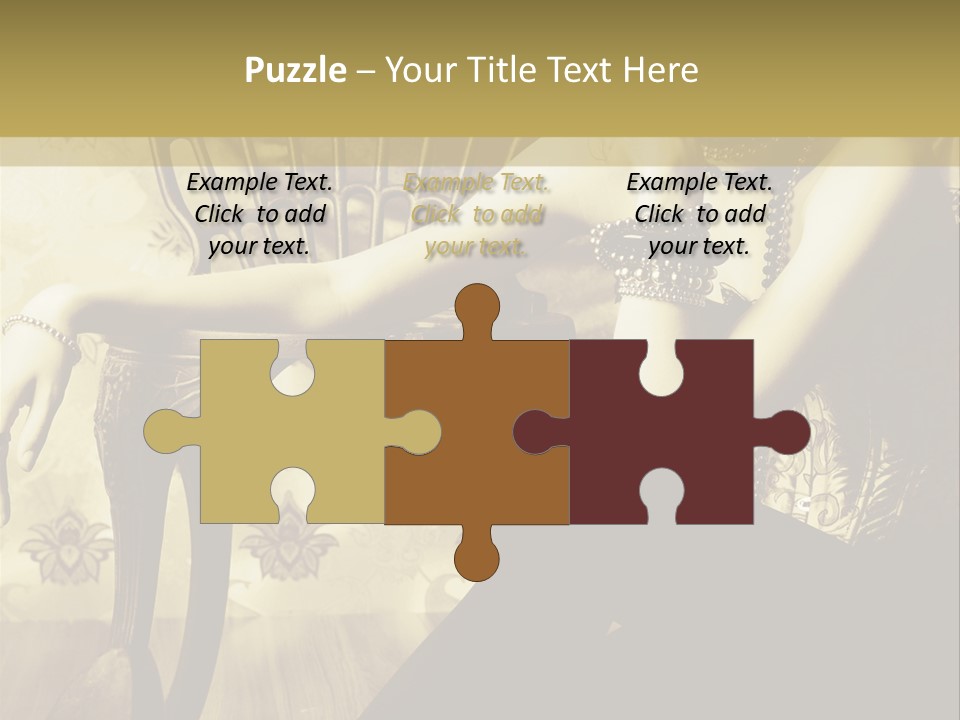 Elegant Model Romantic PowerPoint Template