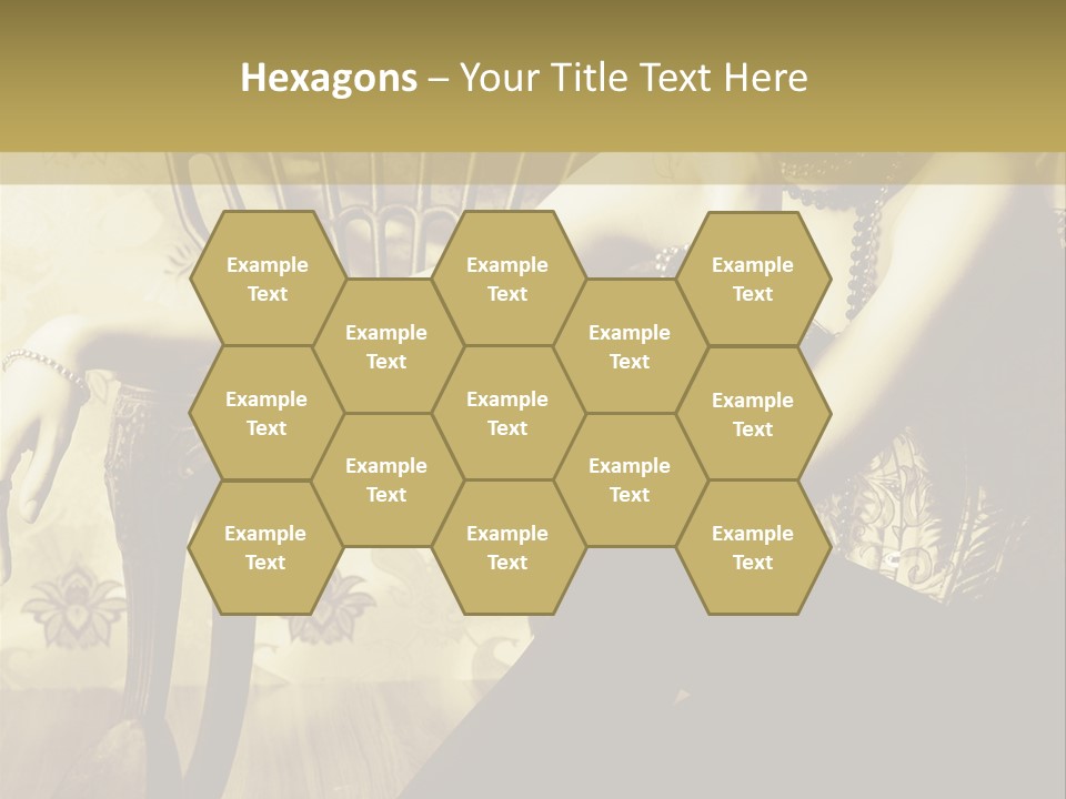 Elegant Model Romantic PowerPoint Template