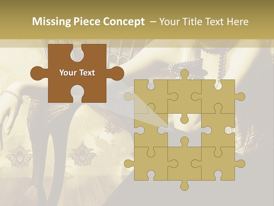 Elegant Model Romantic PowerPoint Template