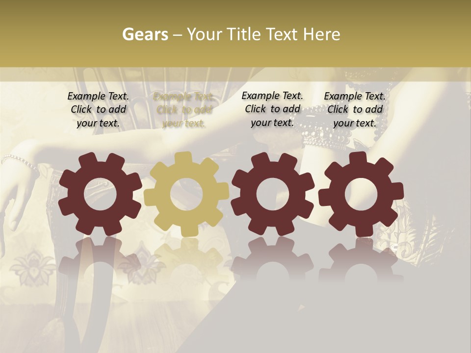 Elegant Model Romantic PowerPoint Template