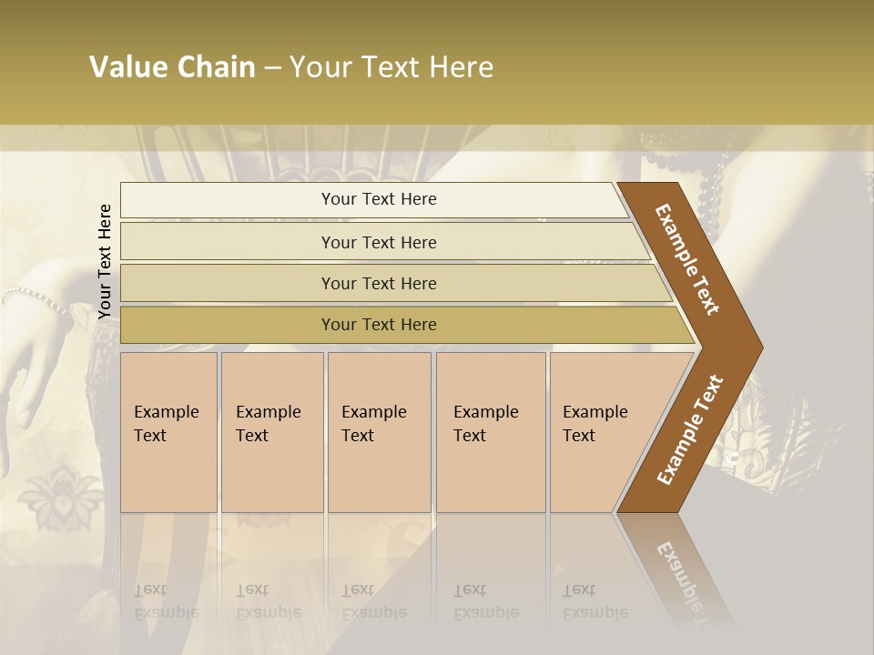 Elegant Model Romantic PowerPoint Template