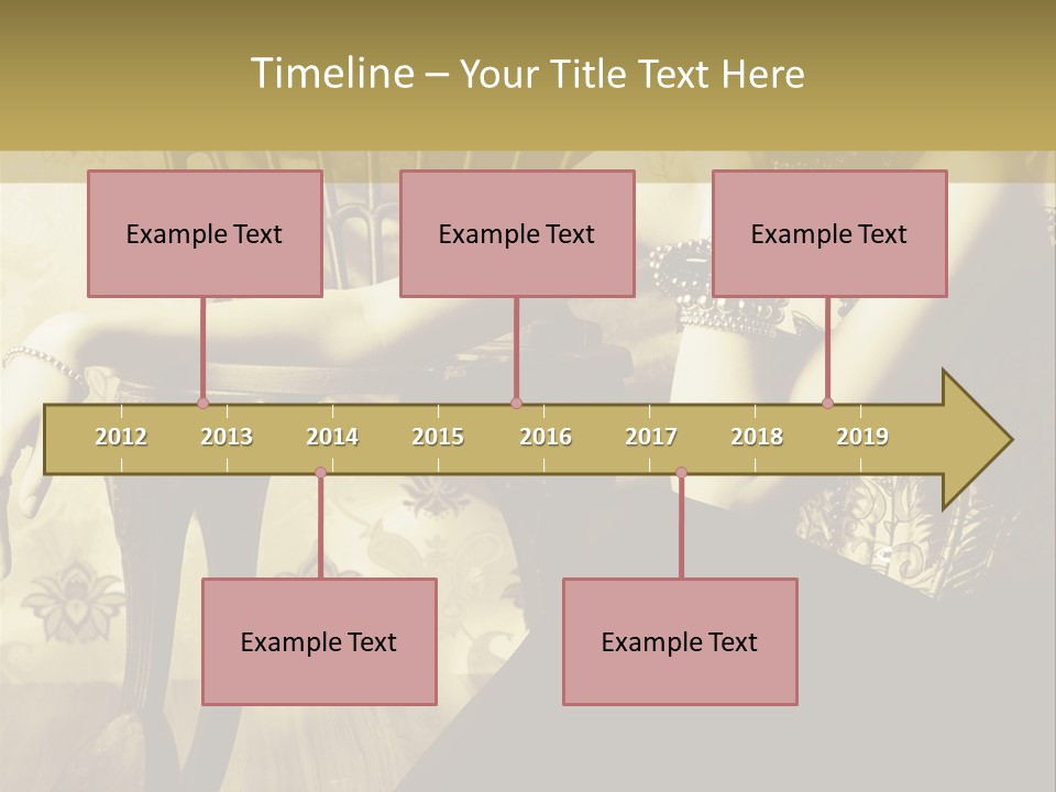 Elegant Model Romantic PowerPoint Template
