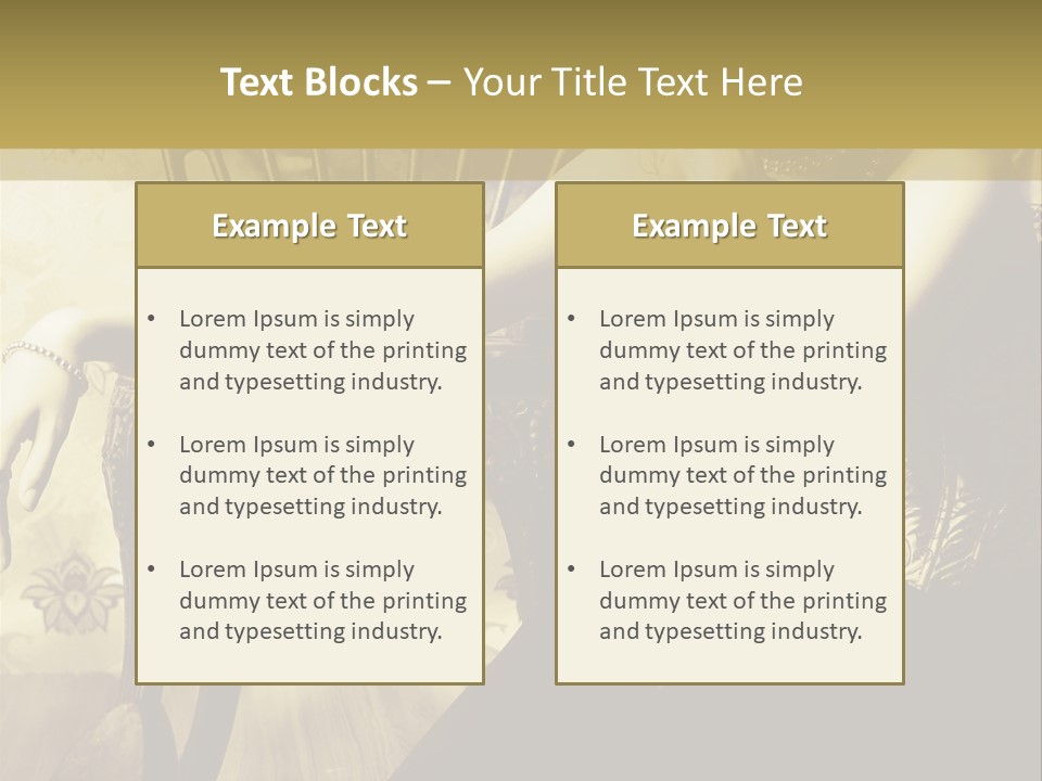 Elegant Model Romantic PowerPoint Template
