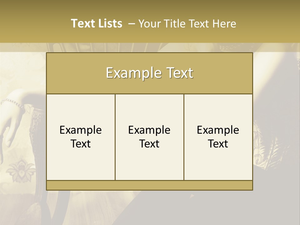 Elegant Model Romantic PowerPoint Template