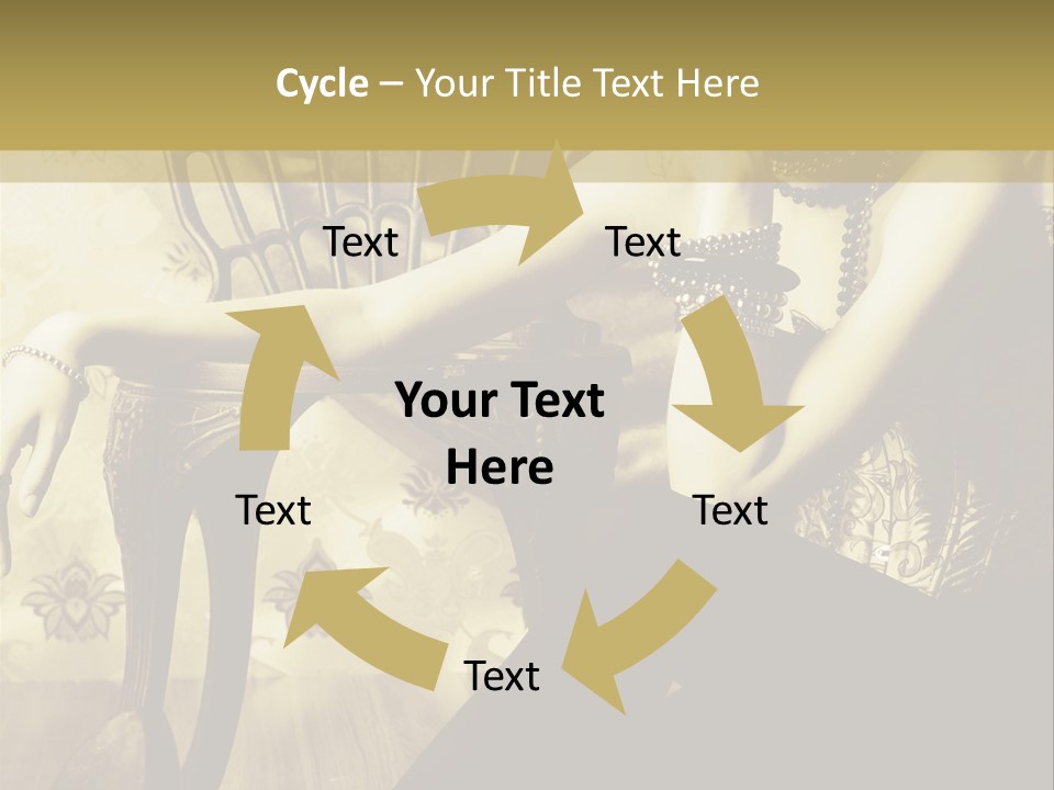 Elegant Model Romantic PowerPoint Template