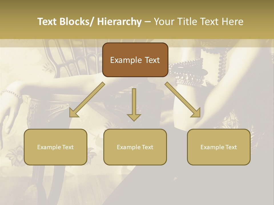 Elegant Model Romantic PowerPoint Template