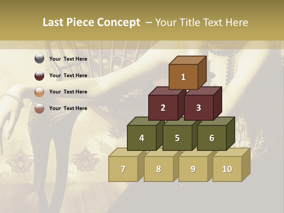 Elegant Model Romantic PowerPoint Template