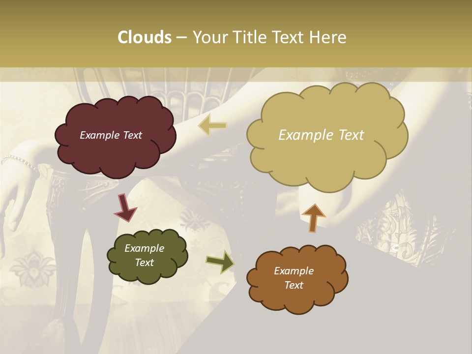 Elegant Model Romantic PowerPoint Template