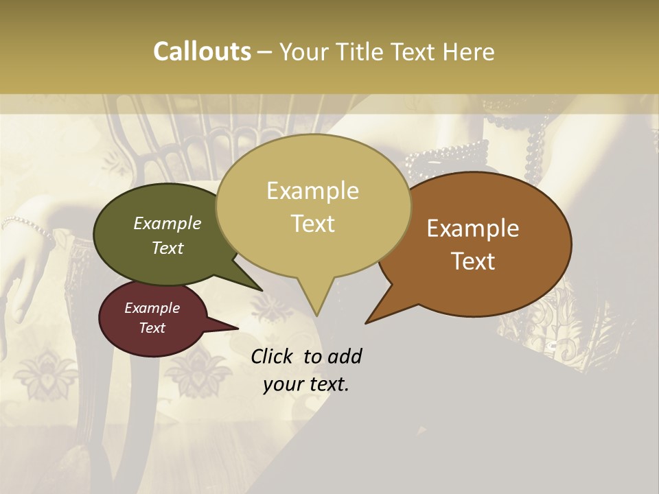 Elegant Model Romantic PowerPoint Template