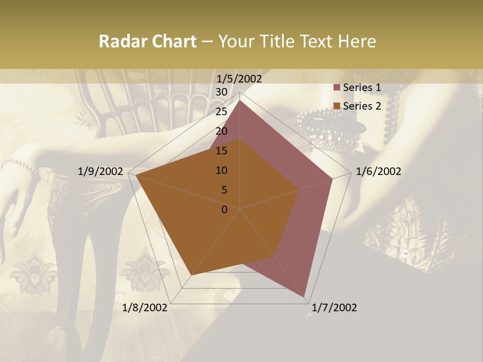 Elegant Model Romantic PowerPoint Template