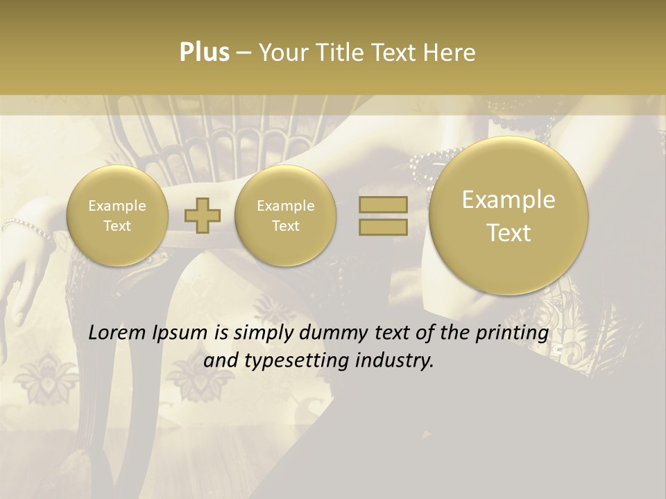 Elegant Model Romantic PowerPoint Template