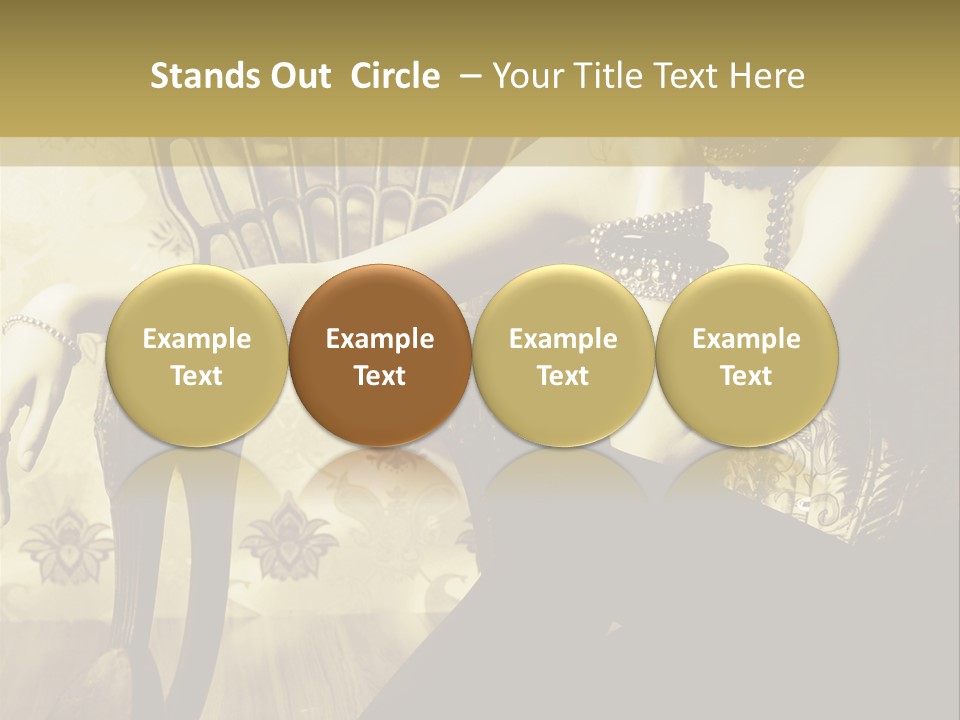 Elegant Model Romantic PowerPoint Template